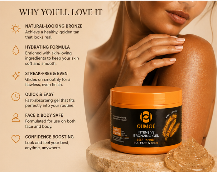Radiant Bronzing Gel for Face & Body